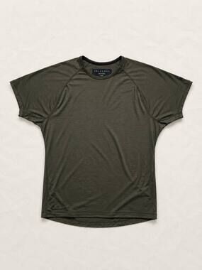 Vollebak Merino T-Shirt 100% Merino Wool Olive Green Large